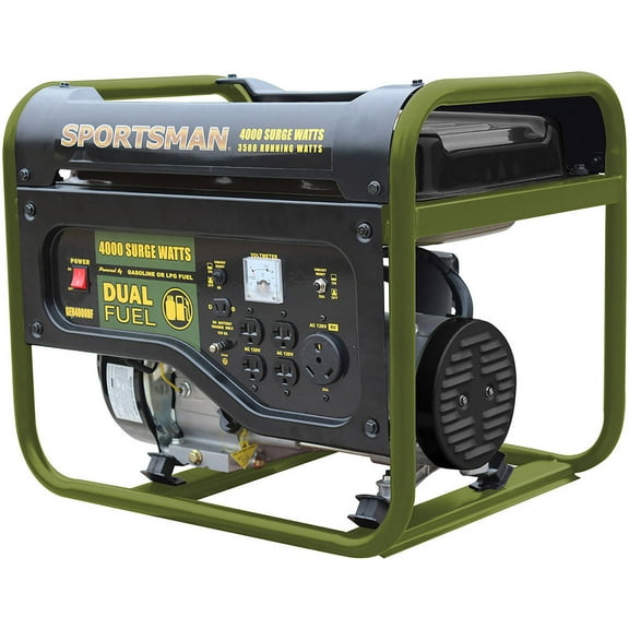 Restored Sportsman 3500W Dual Fuel Pull Cord Start Power Generator (Refurbished)