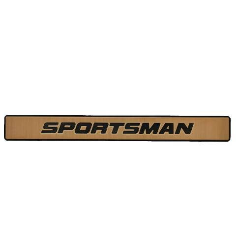 Sportsman Boat Non-Skid Mat | MarineMat Foam Rubber Logo Beige