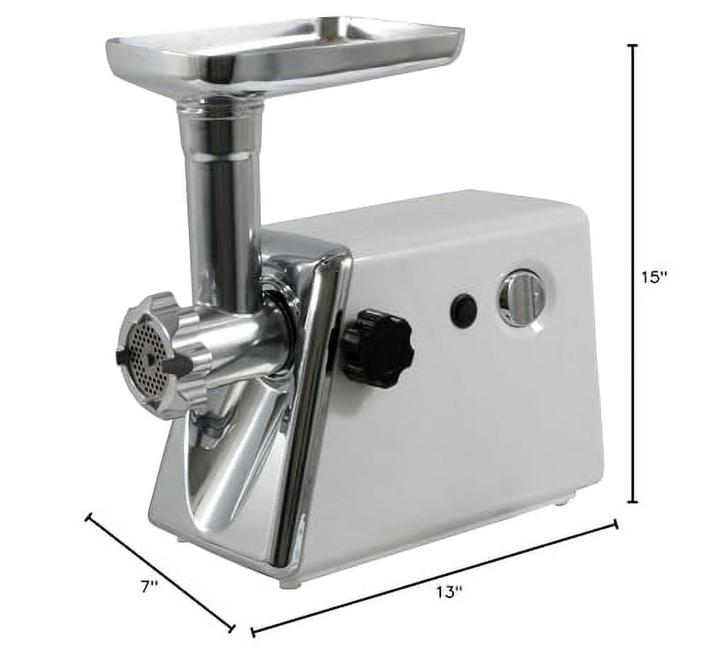 Sportsman 350-Watt White Electric Meat Grinder with Stainless Steel Tray