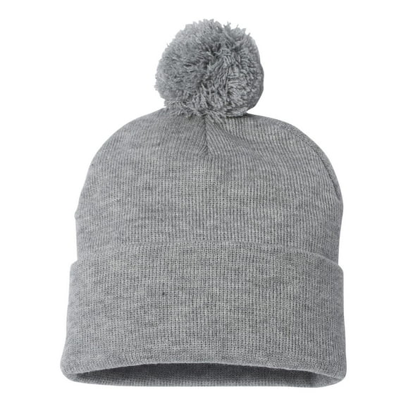 Sportsman Mens Pom-Pom on Top Beanie