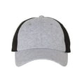 thumbnail image 1 of Sportsman - Quilted Front Cap - SP960 - Heather Light Grey/ Black - Size: Adjustable, 1 of 5