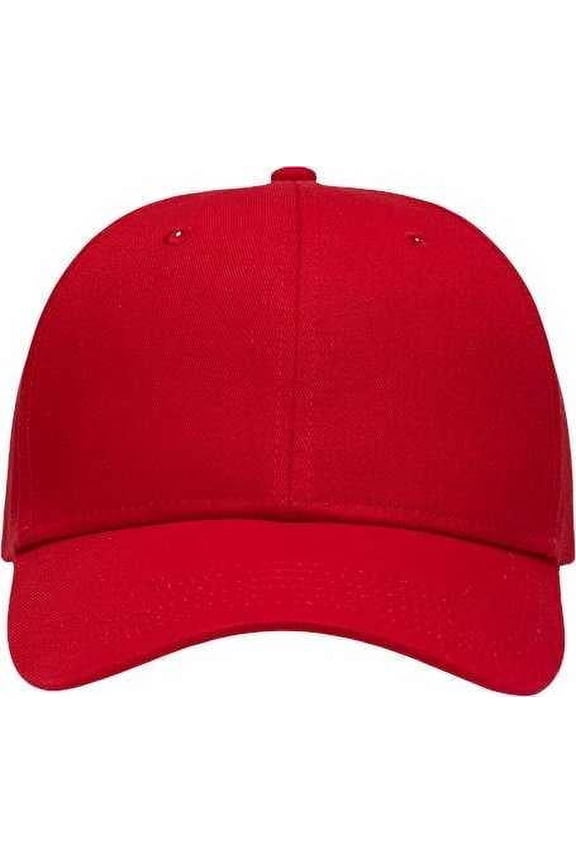 SP1400 Lo-Pro Solid Back Traditional Trucker Cap - Red
