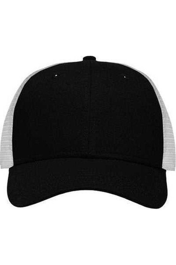 SP1450 Traditional Lo-Pro Mesh Back Trucker Fit Cap - Black White
