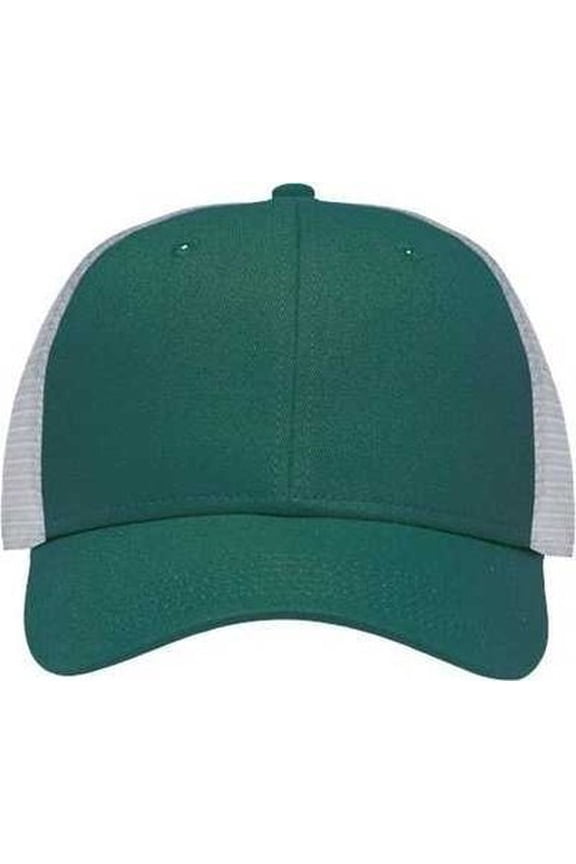 SP1450 Traditional Lo-Pro Mesh Back Trucker Fit Cap - Forest Green White