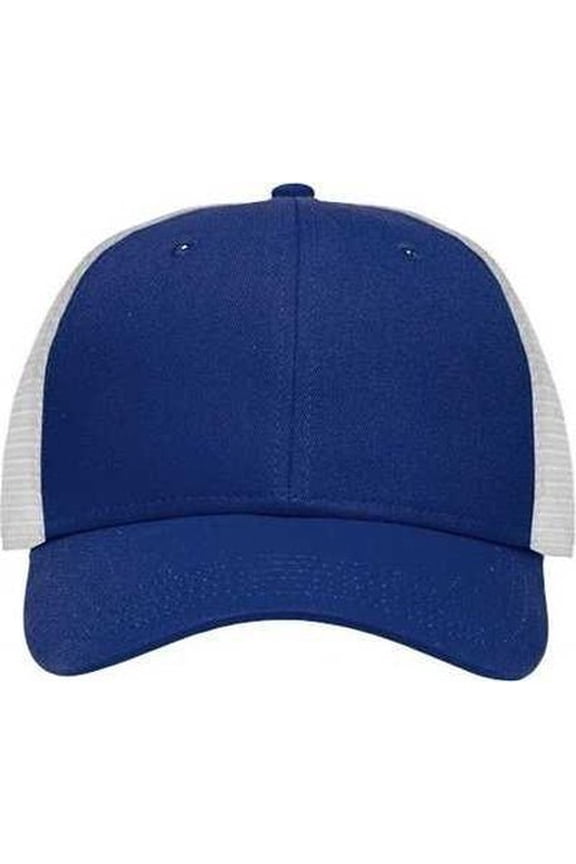 SP1450 Traditional Lo-Pro Mesh Back Trucker Fit Cap - Royal White