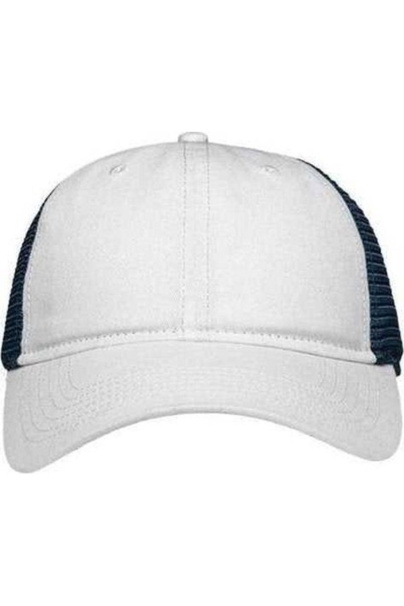 SP1450 Traditional Lo-Pro Mesh Back Trucker Fit Cap - White Navy