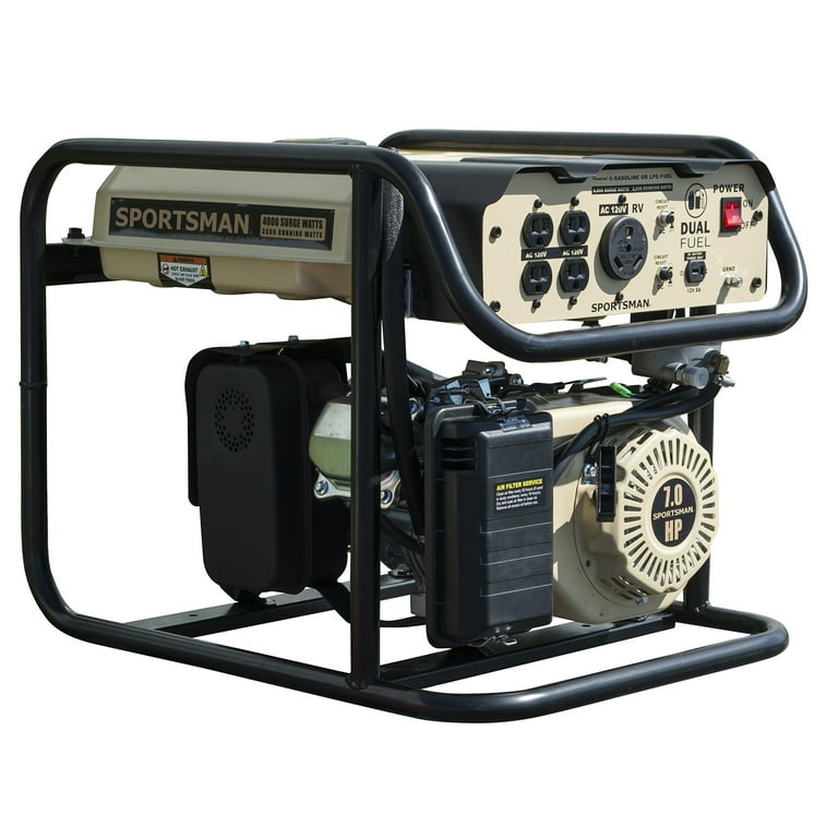 Sportsman Sandstorm 4000 Watt Dual Fuel Generator Not CARB Approved