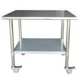 thumbnail image 1 of Sportsman Series Stainless Steel Work Table with Casters 24 x 36 Inches, 1 of 6