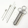 thumbnail image 1 of Sportsman Series Stainless Steel Marinade Injector Set 2 Ounce Silver Barrel, 1 of 4