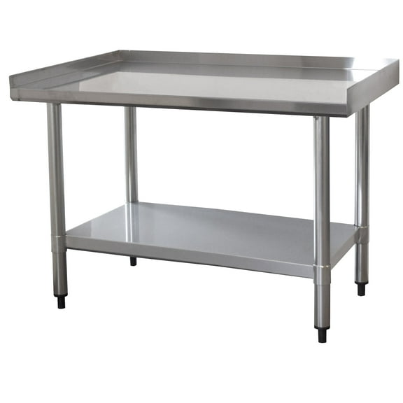 Sportsman Series Upturned Edge Stainless Steel Work Table 24 x 36 Inches