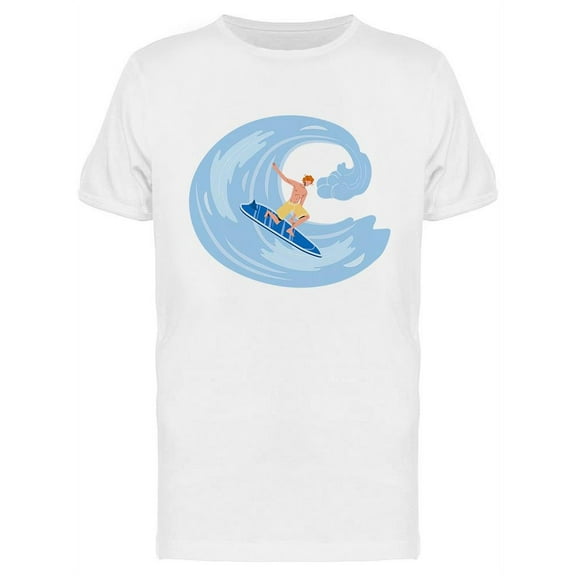 Sportsman Surfer T-Shirt Men -Image by Shutterstock, Male Medium