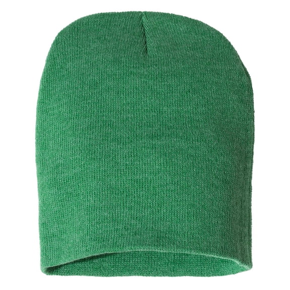 Sportsman Unisex Knit Beanie 100% Acrylic Warm Winter Hat (Heather-Kelly)