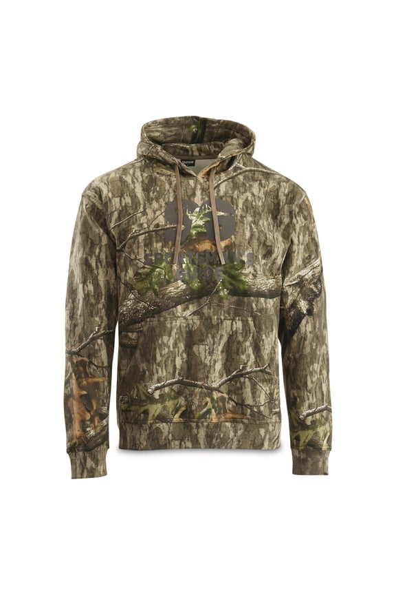 Sportsman's Guide Pullover Camo Hoodie, Mossy Oak Country Roots Camo LARGE