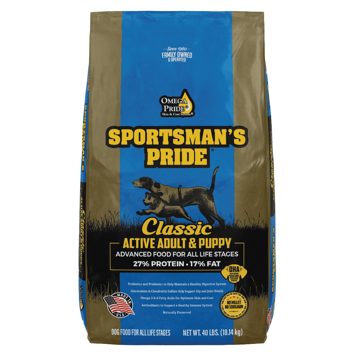 Sportsman's Pride Classic Active Adult Puppy Dry Dog Food