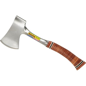 Estwing Sportsmans Axe - Laminated Leather Handle, Silver - 1 Piece, Multicolor Residential Use, Standard Application