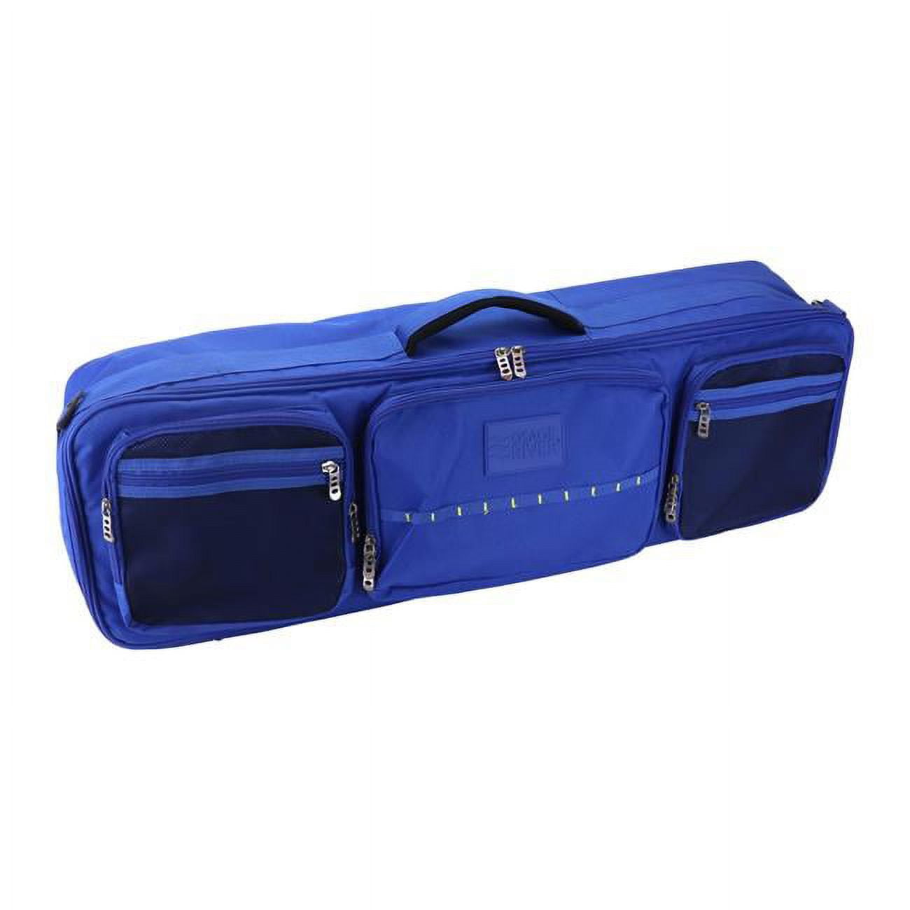 Sportsmans Supply 1127467 Osage River Fishing Rod Travel Bag with  Adjustable Dividers, Blue