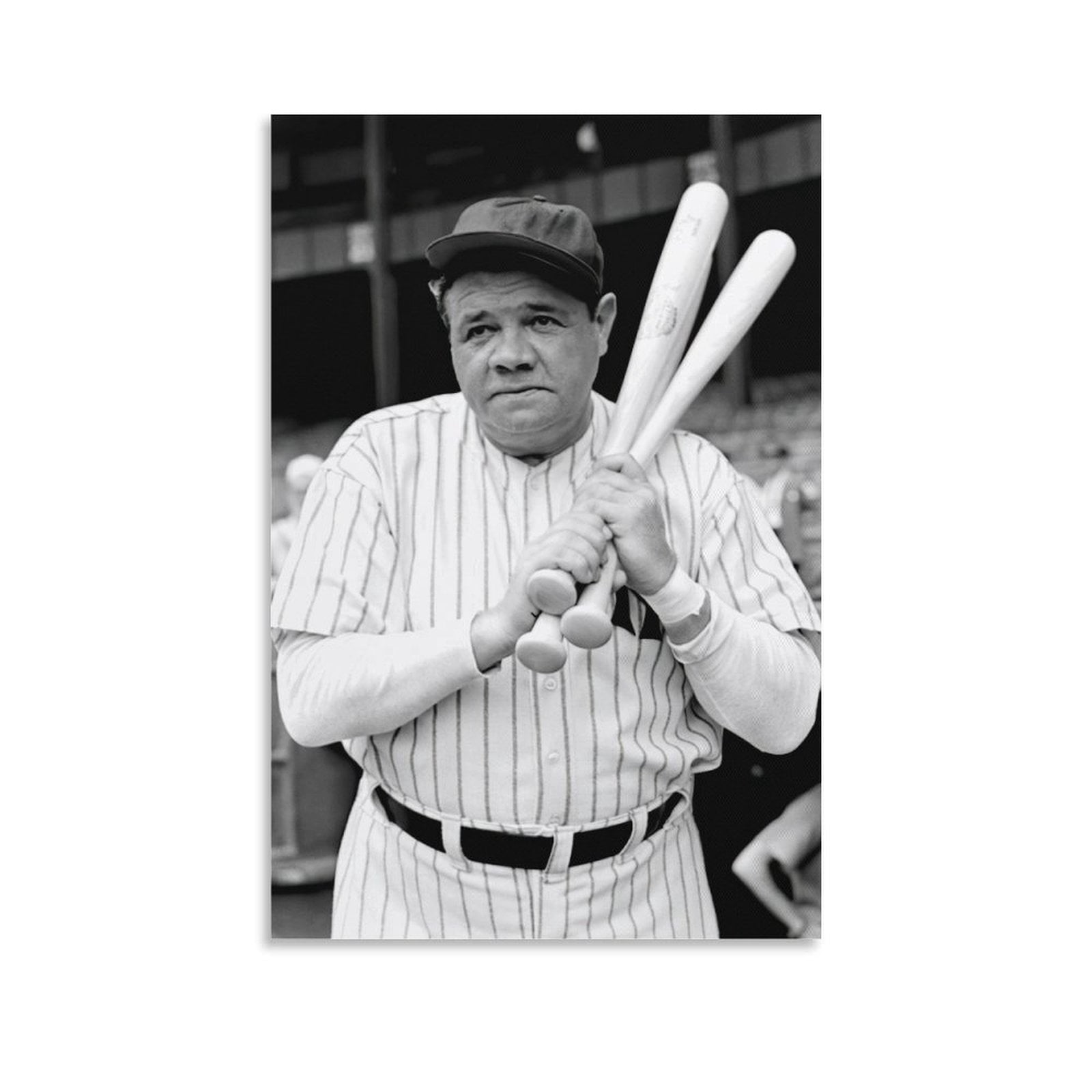 Sportspeople from Baltimore Babe Ruth Retro Poster Painting On Canvas ...