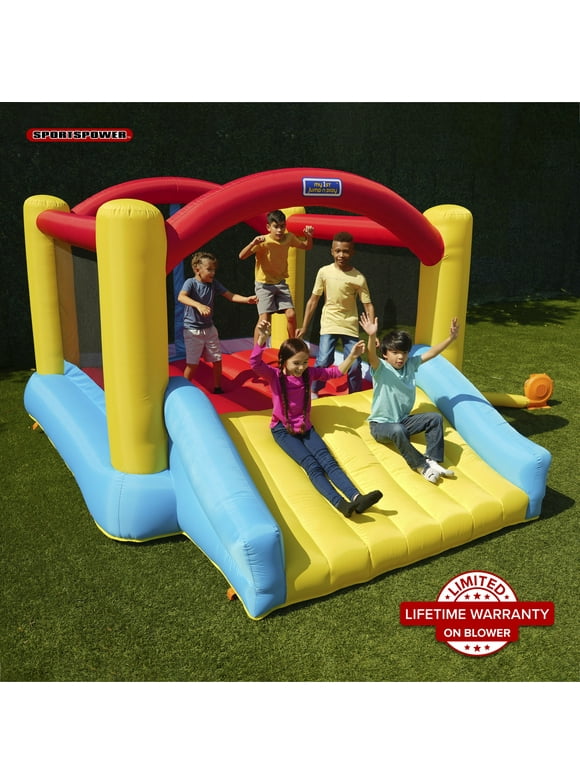 Sportspower 12.5' x 9.5' x 6.8' My First Jump N Play with Lifetime Warranty on Air Blower