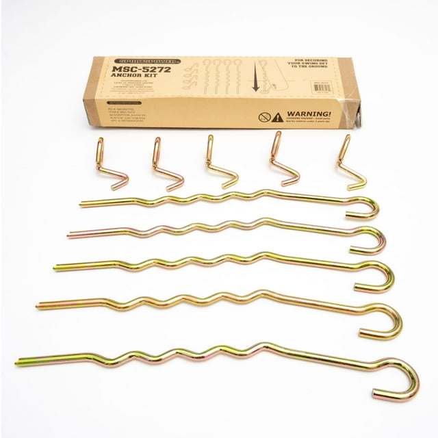 Sportspower 5Piece 12" Metal Anchor Kit for Swing Sets