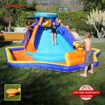 Sportspower Battle Ridge 13.8' Inflatable Water Slide with Lifetime Warranty on Heavy Duty Blower