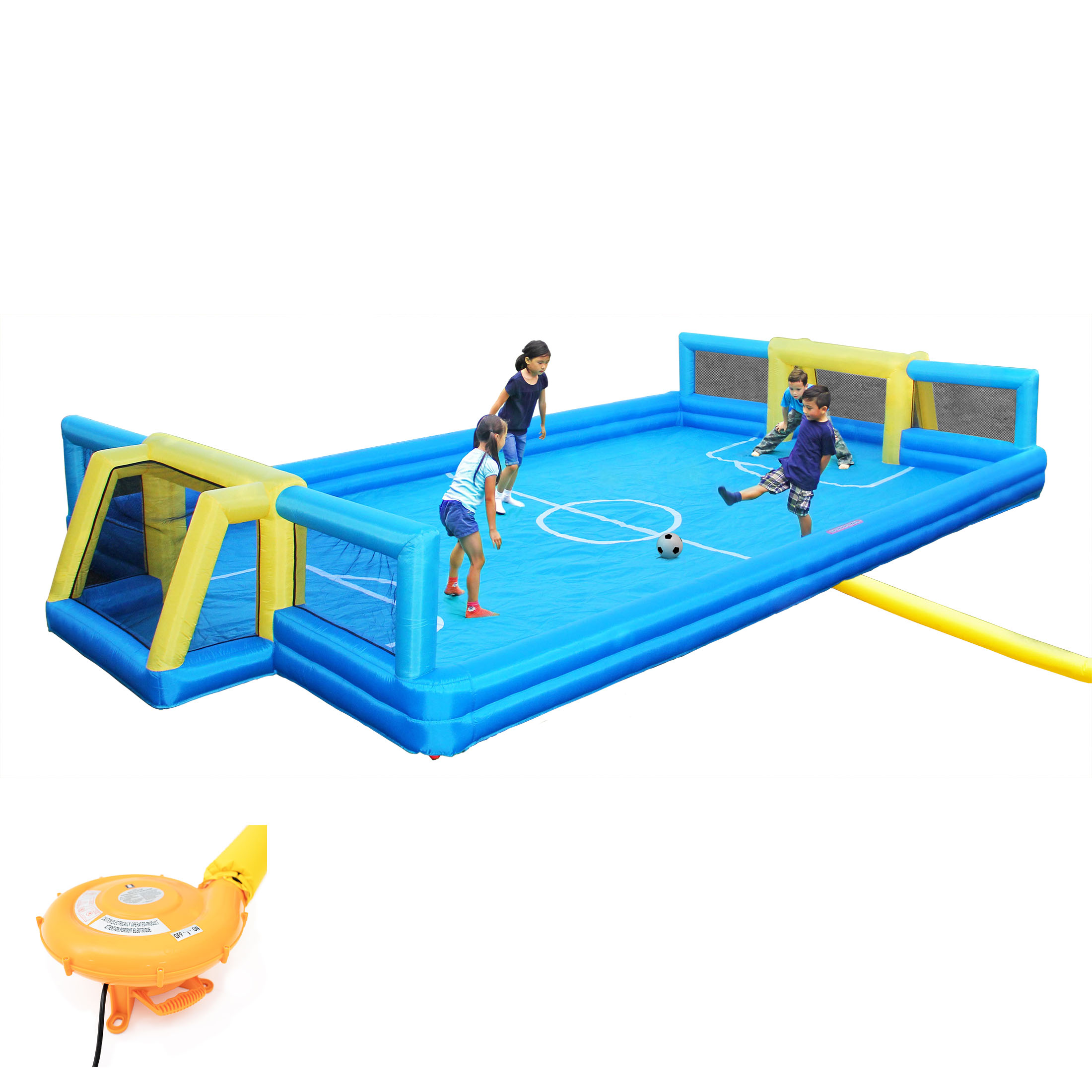 Sportspower Inflatable Soccer Field with 2 Soccer Goals and with Lifetime Warranty on Heavy Duty Blower - image 1 of 6