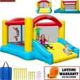 thumbnail image 1 of Sportspower My 1st Jump N Play Inflatable Bounce House for Kids with Slide & Anchors, 12.5' x 6.8' x 9.5', 400W Blower Included, 1 of 8