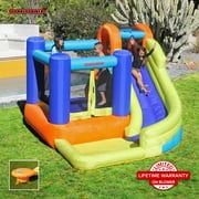 Sportspower My First Jump n' Water Slide with Bounce House and with Lifetime Warranty on Heavy Duty Blower