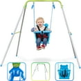 thumbnail image 1 of Sportspower My 1st Toddler Swing Indoor & Outdoor Backyard Play Structure with Safety Harness & Foldable Frame for 9-36 Months, 1 of 7