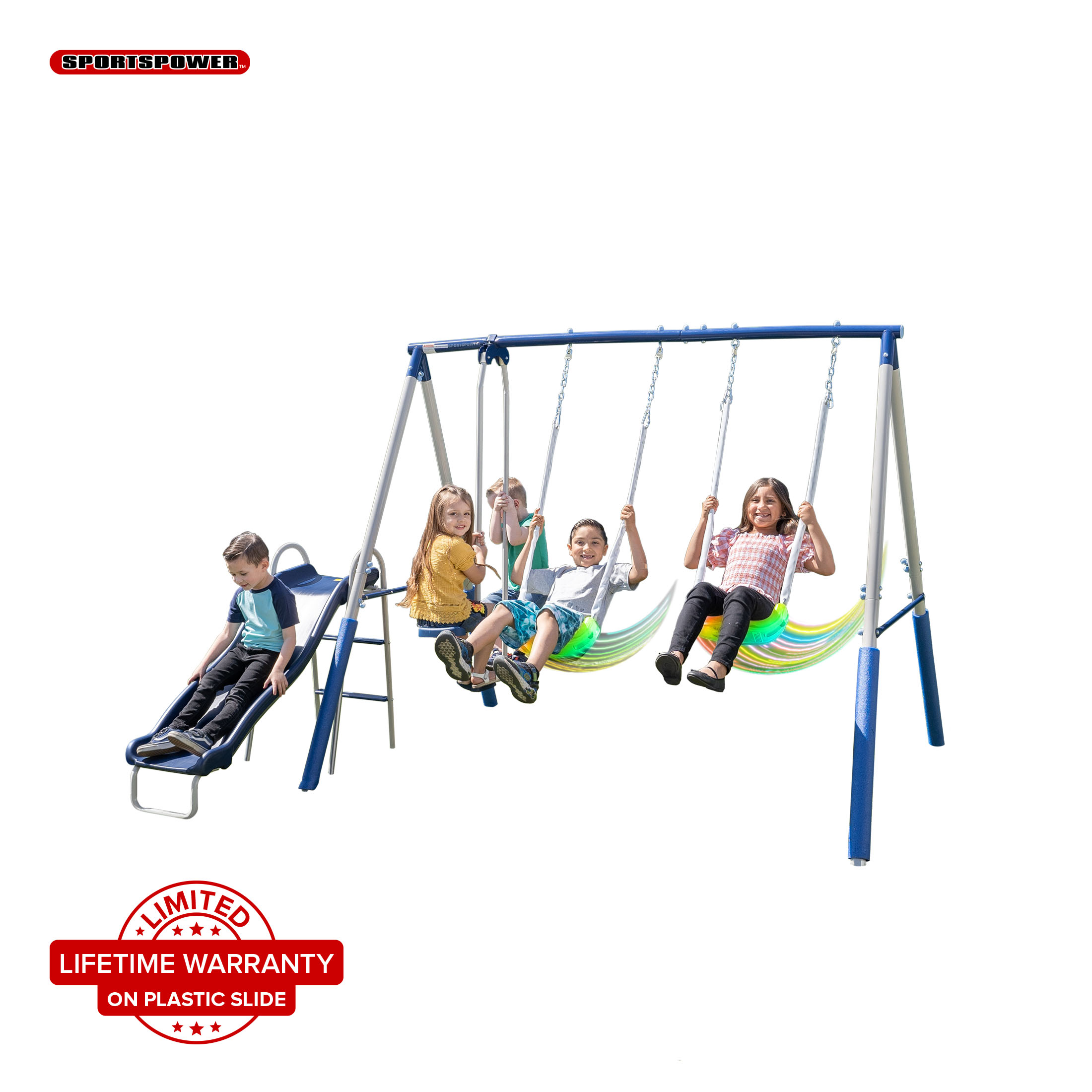 Milliard Glider Swing for Swing Set BacktoBack Glider for Kids