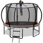 Sportspower TruJump PRO 12FT Trampoline with Enclosure System and Jump Mat with Lifetime Warranty