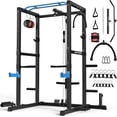 thumbnail image 1 of FED Fitness Sportsroyals Series RK2 Power Rack,1200lbs Multi-Function Power Rack with Adjustable Cable Crossover System Weight Cage for Home Gym,Blue, 1 of 9