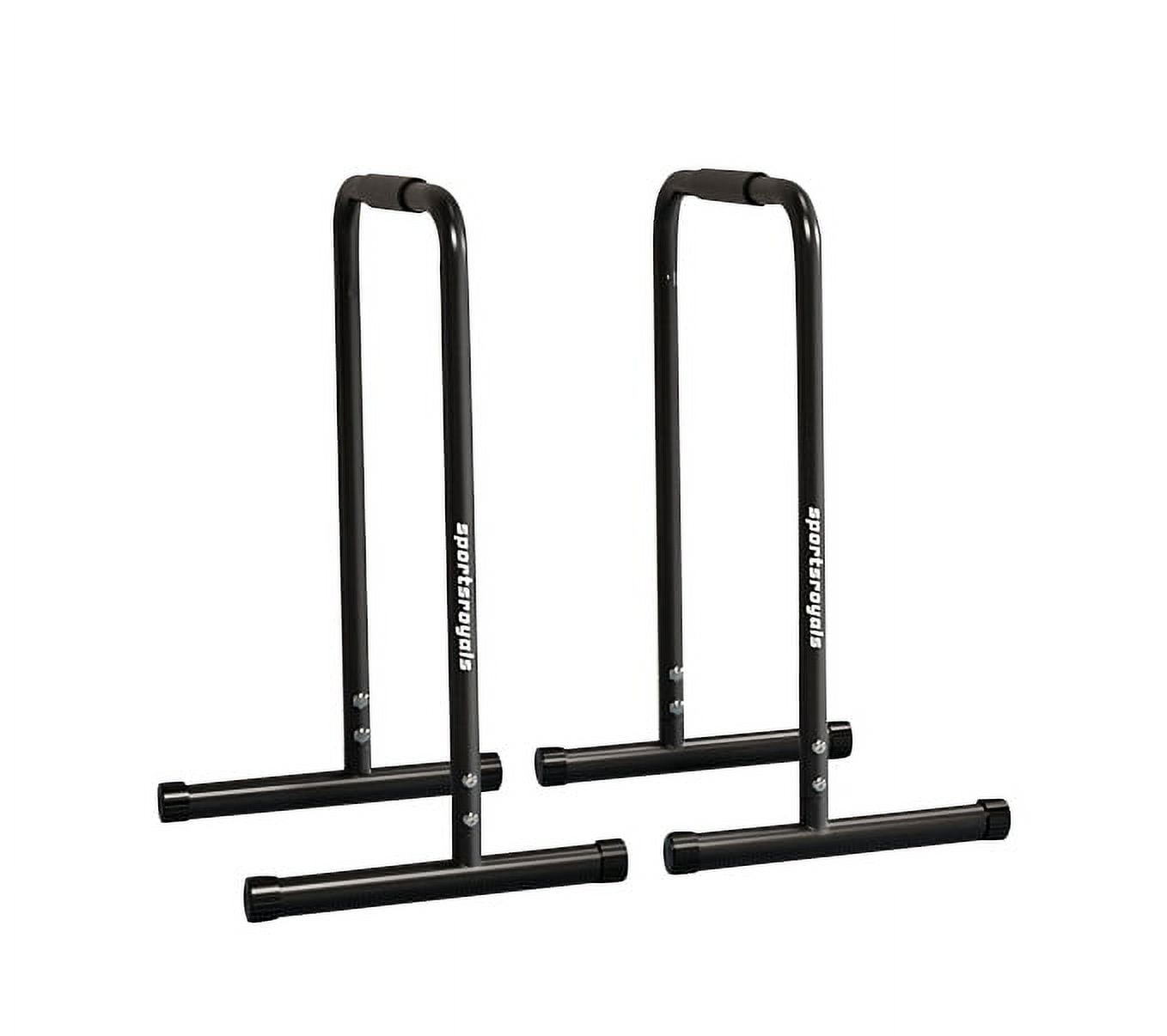 Sportsroyals Dip Bar, Adjustable Parallel Bars for Home Workout, Dip