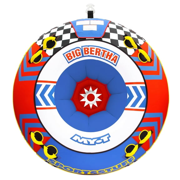 Sportsstuff Big Bertha 53-1329 Towable 1-4 Person Boat Lake Water Sports Tube
