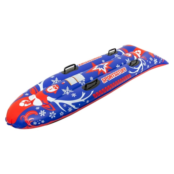 Sportsstuff Double Deer 1-2 Rider Inflatable Snow Sled  69, Multi-Color