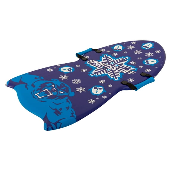 Sportsstuff Grizzly 1 Rider Foam Snow Sled – 39″, Blue