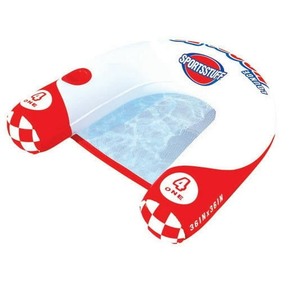 Sportsstuff Noodler 1 Pool Float, Comfort Mesh Seating with Cup Holders, Multi-color