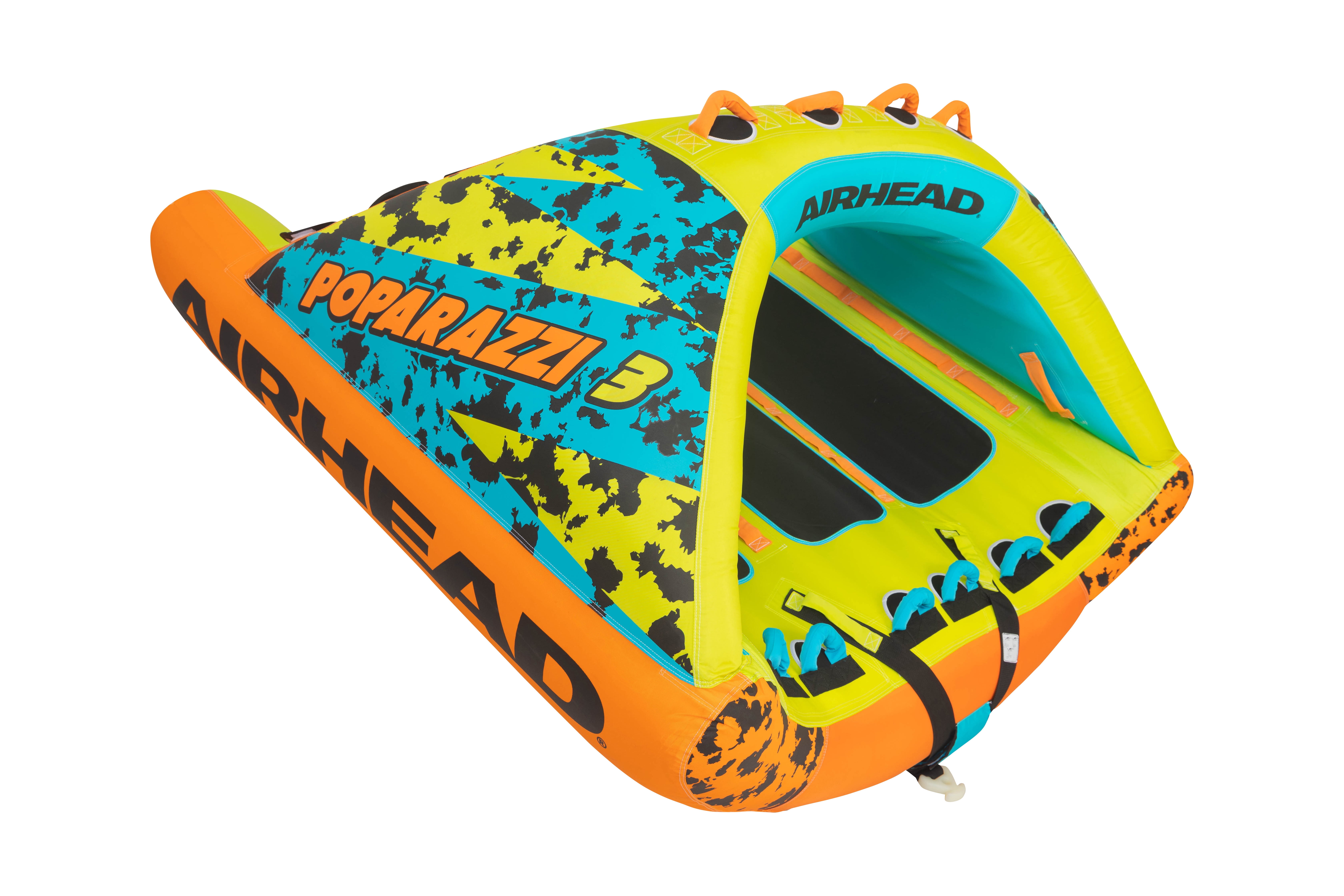 Airhead Sportsstuff Poparazzi 1-3 Rider Towable Tube for Boating