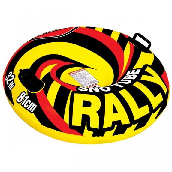 Sportsstuff Rally Inflatable 32-Inch Snow Tube with 2 Grab Handles | 30-1002