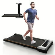 Sportstech Walking Pad Treadmill Under Desk for Home Office | Quiet Portable 300lbs Treadmills with Remote Control + App | Premium Fitness Workout | LCD Display | No Installation