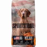 Sportstrail 2100204 50 lbs Bite Size Food for Adult Dogs, Bacon