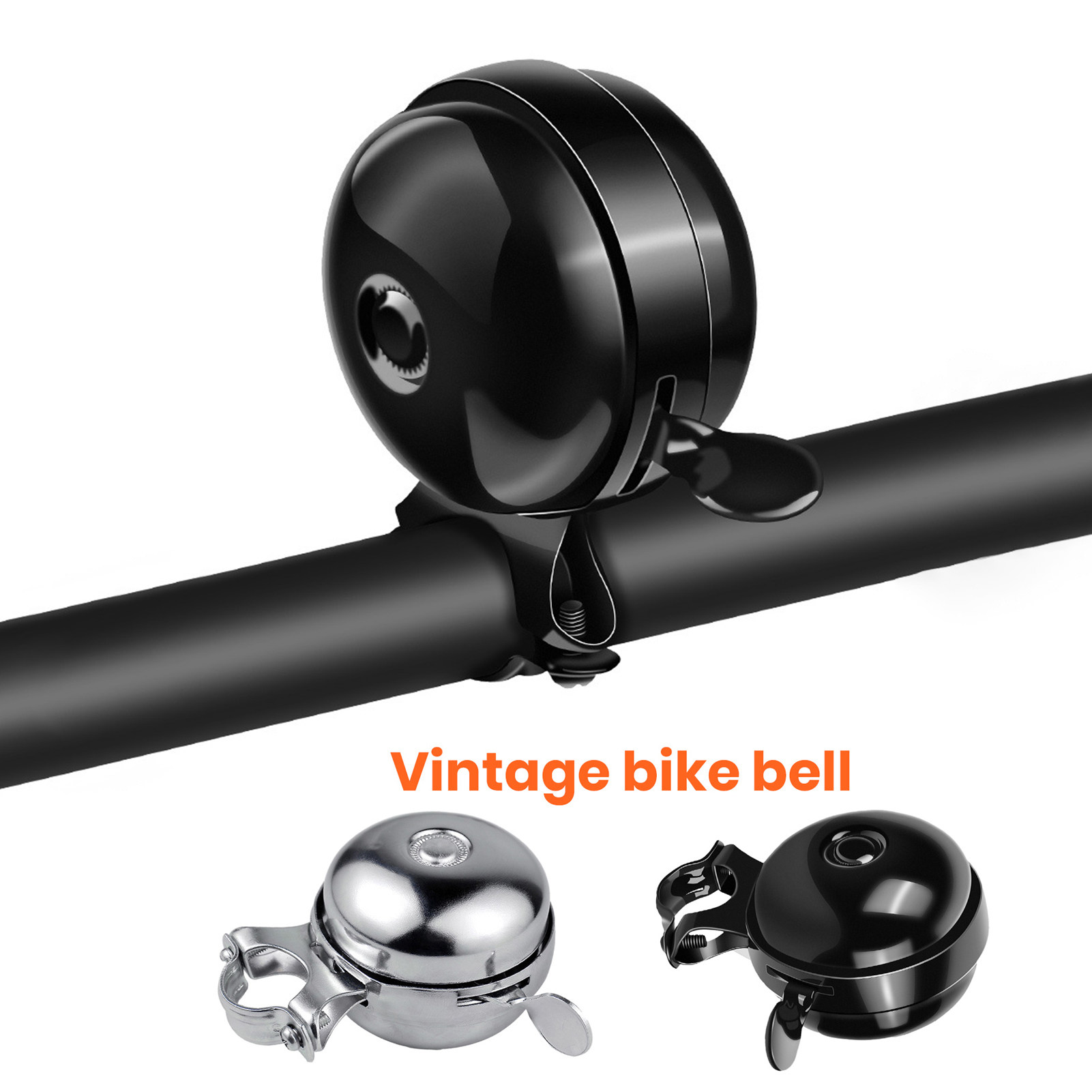 BBTO 10 Pcs Aluminum Alloy Bike Bells - Loud Clear Sound Bicycle Bell For Mountain Bike, Scooter, Kids & Adults
