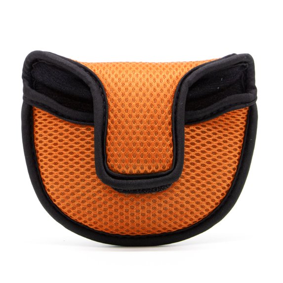Sportteer Compact Golf Putter Cover Easy To Carry Golf Putter Cover Golf Putter Headcover: Portable Mesh Head Cover Versatile Club Protector with Fastener for Most Golf Putters