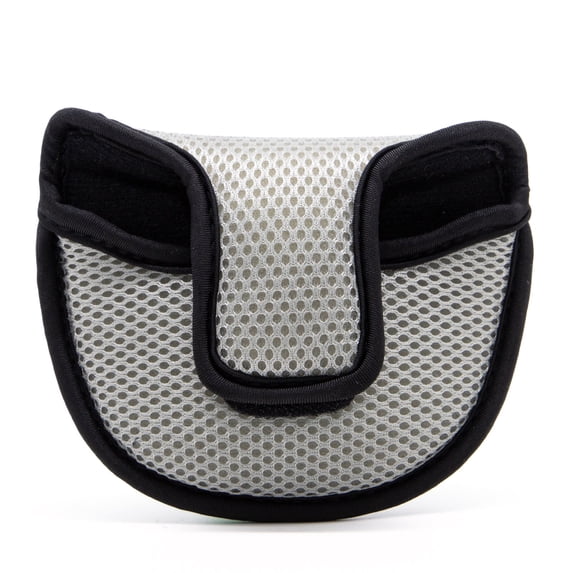 Sportteer Compact Golf Putter Cover Easy To Carry Golf Putter Cover Golf Putter Headcover: Portable Mesh Head Cover Versatile Club Protector with Fastener for Most Golf Putters