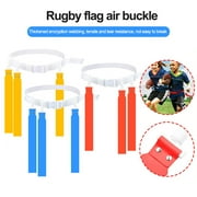 Sportteer Flag Football Belt Sports Flag Adjustable Flag Football Belt Vibrant Color Soft Wear Resistant Thickened Webbing Waist Flags