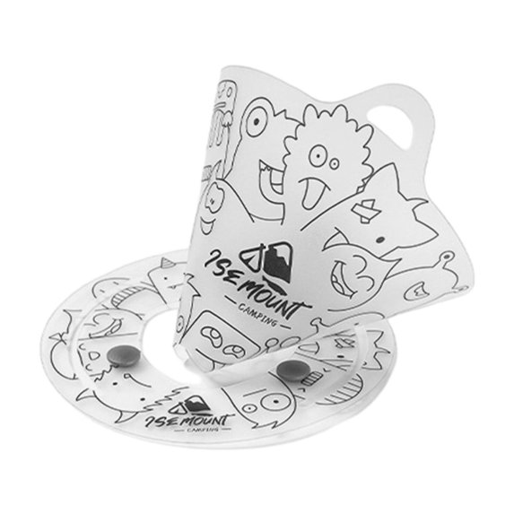 Sportteer Folding Bowl Portable Bowl Plate Collapsible Bowl Plate Food Grade Heat-Resistant Ultra-Light Folding Tableware Camping Accessories