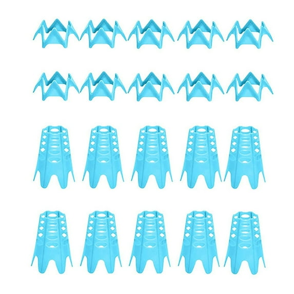 Sportteer Golf Tees Golf Tees Set 20Pcs Plastic Golf Tees Unbreakable High Stability Low Friction Compact Size Indoor Outdoor Training Tool