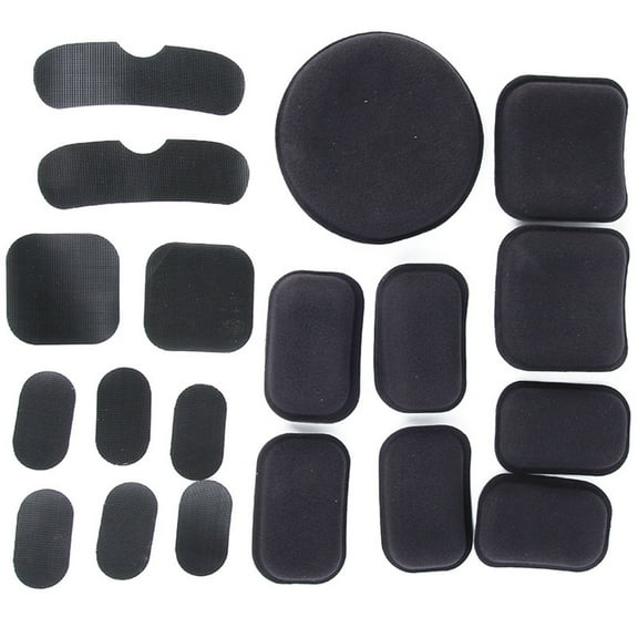 Sportteer Helmet Padding Helmet Pad Replacement 1 Set Pad Cushion Soft Wicking Adjustable Comfortable Fit Padding Replacement Kit Universal