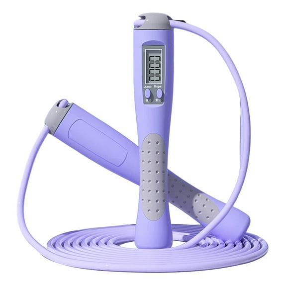 Sportteer Jumping Rope Counting Skipping Rope Skipping Rope Adjustable Slip PVC Portable Smart Counting Training for Daily Use