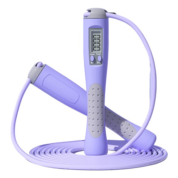 Sportteer Jumping Rope Counting Skipping Rope Skipping Rope Adjustable Slip PVC Portable Smart Counting Training for Daily Use