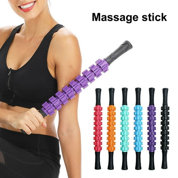 Sportteer Massage Stick Body Massage Roller Deep Tissue Massage Roller Stick Relieves Muscle Soreness, Ideal for Fitness and Physical Therapy
